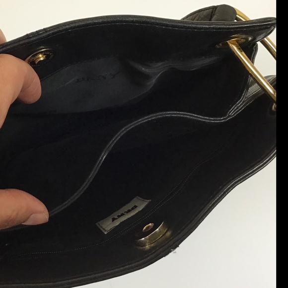 DKNY Black Leather Bag - Picture 10 of 16
